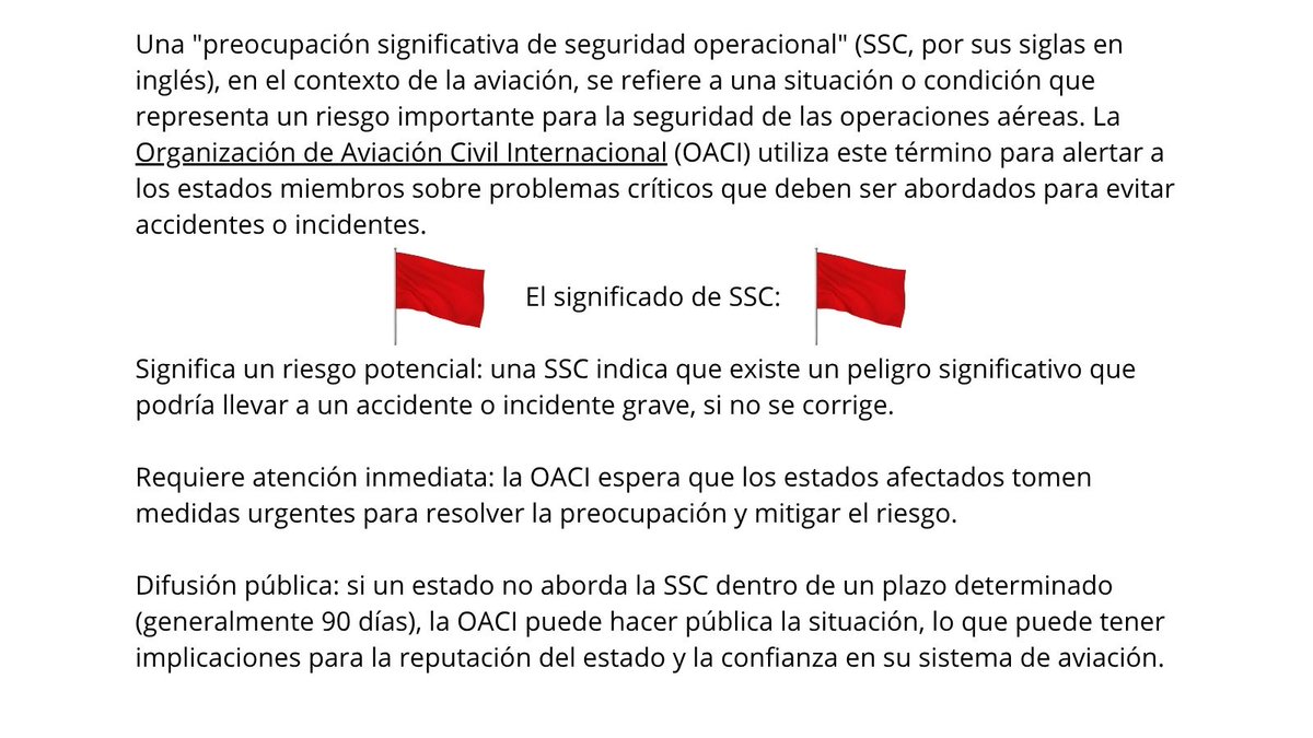 SafetySMS (@safetysms) on Twitter photo <a href="/LANACION/">LA NACION</a> <a href="/Julyrumi/">María Julieta Rumi</a> 🇦🇷solución presentada por ANAC respecto a procedimientos de vuelo, sin proporcionar evidencia de haber cumplido con vuelos de validación no fue aceptada
- la situación se hizo pública en el sitio web de la OACI
- bandera roja hasta tanto cumplan con los estándares internacionales <a href="/LANACION/">LA NACION</a> <a href="/Julyrumi/">María Julieta Rumi</a> 🇦🇷solución presentada por ANAC respecto a procedimientos de vuelo, sin proporcionar evidencia de haber cumplido con vuelos de validación no fue aceptada
- la situación se hizo pública en el sitio web de la OACI
- bandera roja hasta tanto cumplan con los estándares internacionales