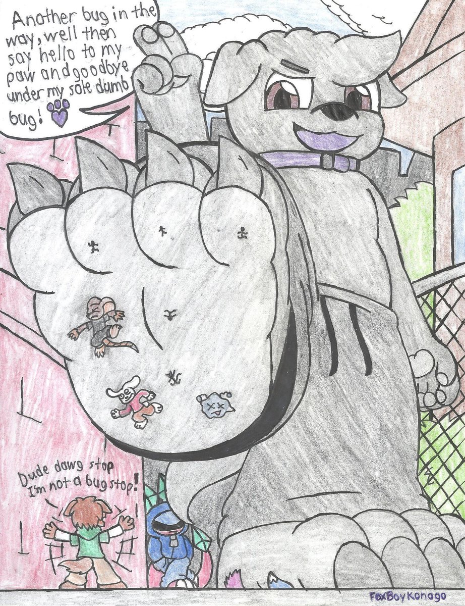FoxBoyKonogo Foxever (@foxboykonogo) on Twitter photo Smol Ventures 191: dear smol explorers reminder again that not all macros are not that welcoming towards us, seeing smols as bugs to be squashed underpaw and <a href="/BoonieBooner/">Stinky Boone</a> is one of those macros and it doesn't matter if you are a fellow dog, you're still a bug to him. Smol Ventures 191: dear smol explorers reminder again that not all macros are not that welcoming towards us, seeing smols as bugs to be squashed underpaw and <a href="/BoonieBooner/">Stinky Boone</a> is one of those macros and it doesn't matter if you are a fellow dog, you're still a bug to him.