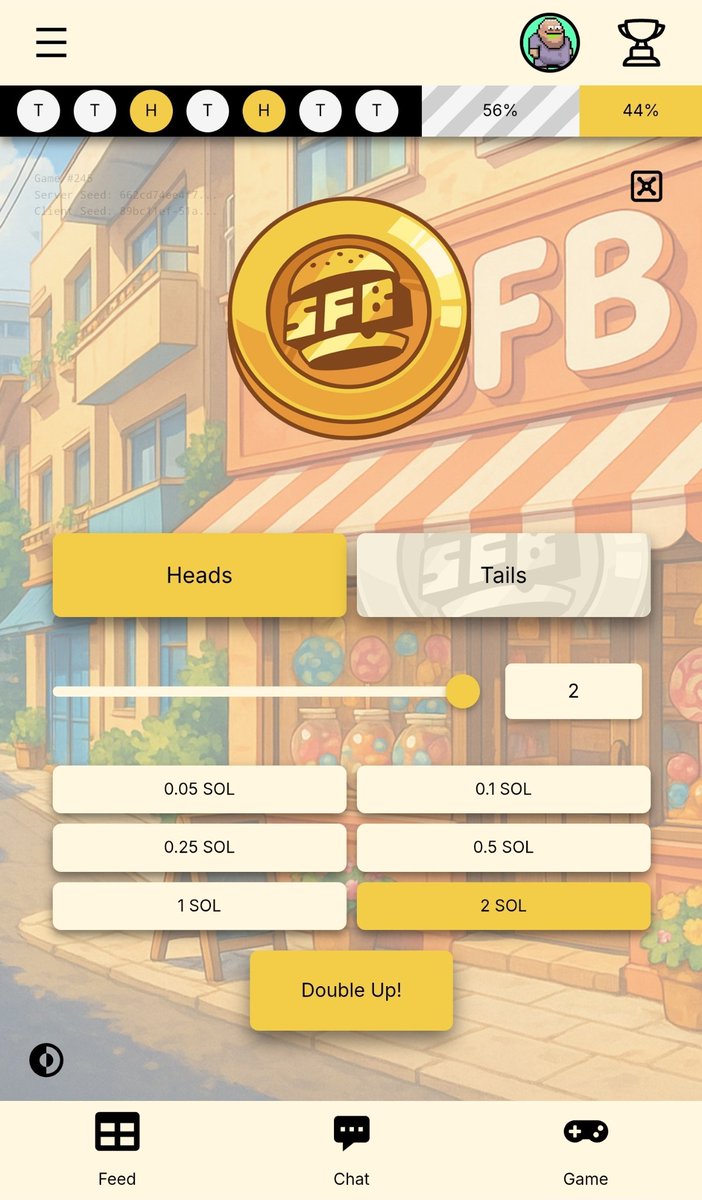 It’s fat. It’s fast. It’s on-chain chaos.
Introducing: Solanas Fattest Coinflip 
✅ Provably fair
✅ Non-custodial
✅ Fully on-chain
✅ Ridiculously degen

Flip it. Double it. Brag about it. 🔥

discord.gg/solanafatboys