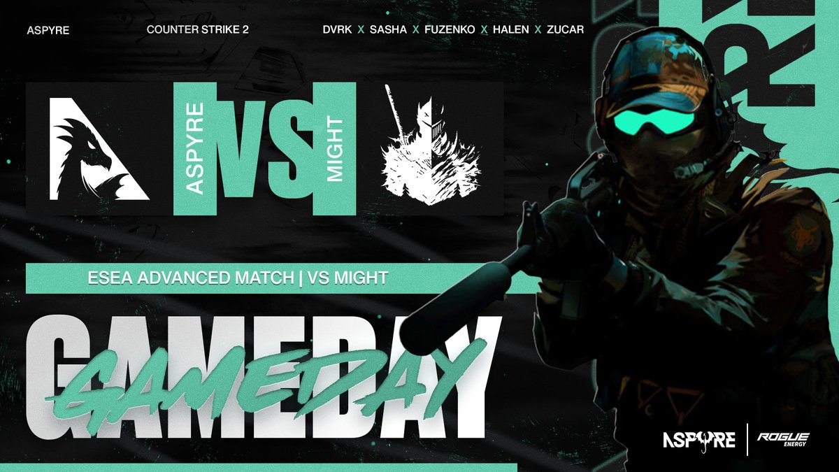 🟢ESEA ADVANCED GAMEDAY🟢

Aspyre CS2 🆚 <a href="/MIGHT_gg/">MIGHT x Gripgel</a>

Starting Lineup:
🐉@1Sashaa_
🐉@EricZucar
🐉@Dvrk_csgo
🐉<a href="/HalenCS2/">Halen</a>
🐉<a href="/Fuzenk0/">fuzenko</a>

🔴LIVE NOW🔴
📺 Twitch.tv/quantumdeathcat
🎙️ <a href="/QuantumDeathCat/">QuantumDeathCat</a>

#A4G🐉 #ESEA⚔️ #CS2💣 #Esports🎮