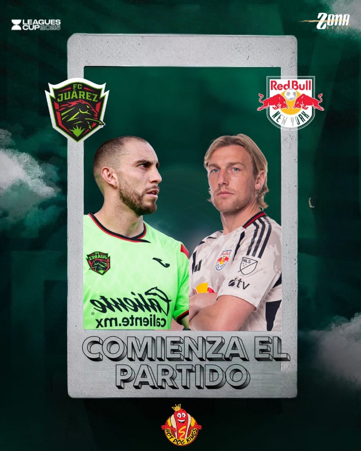 Zona Brava MX (@zonabravamx) on Twitter photo ⏱️¡ARRANCA EL PARTIDO!⏱️
POR LA HISTORIA
<a href="/fcjuarezoficial/">FC Juárez</a> visita a <a href="/NewYorkRedBulls/">New York Red Bulls</a> en busca de avanzar a Cuartos de final de la <a href="/LeaguesCup/">Leagues Cup</a> y convertirse en líder de la Liga MX en el certámen
#ZonaBravaInforma #ContigoMásBravos #JuarezEsElNumberOne #FCJuárez ⏱️¡ARRANCA EL PARTIDO!⏱️
POR LA HISTORIA
<a href="/fcjuarezoficial/">FC Juárez</a> visita a <a href="/NewYorkRedBulls/">New York Red Bulls</a> en busca de avanzar a Cuartos de final de la <a href="/LeaguesCup/">Leagues Cup</a> y convertirse en líder de la Liga MX en el certámen
#ZonaBravaInforma #ContigoMásBravos #JuarezEsElNumberOne #FCJuárez