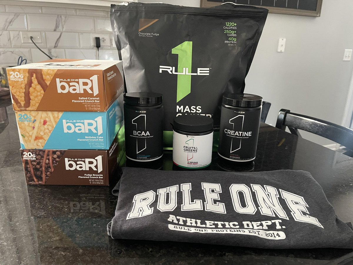 Dougie Bedinger (@dougie_bedinger) on Twitter photo Got my new shipment of proteins, mass gainer and creatine! Ready for the off season! The protein bars are next level!
<a href="/RuleOneProteins/">Rule One Proteins</a> Got my new shipment of proteins, mass gainer and creatine! Ready for the off season! The protein bars are next level!
<a href="/RuleOneProteins/">Rule One Proteins</a>