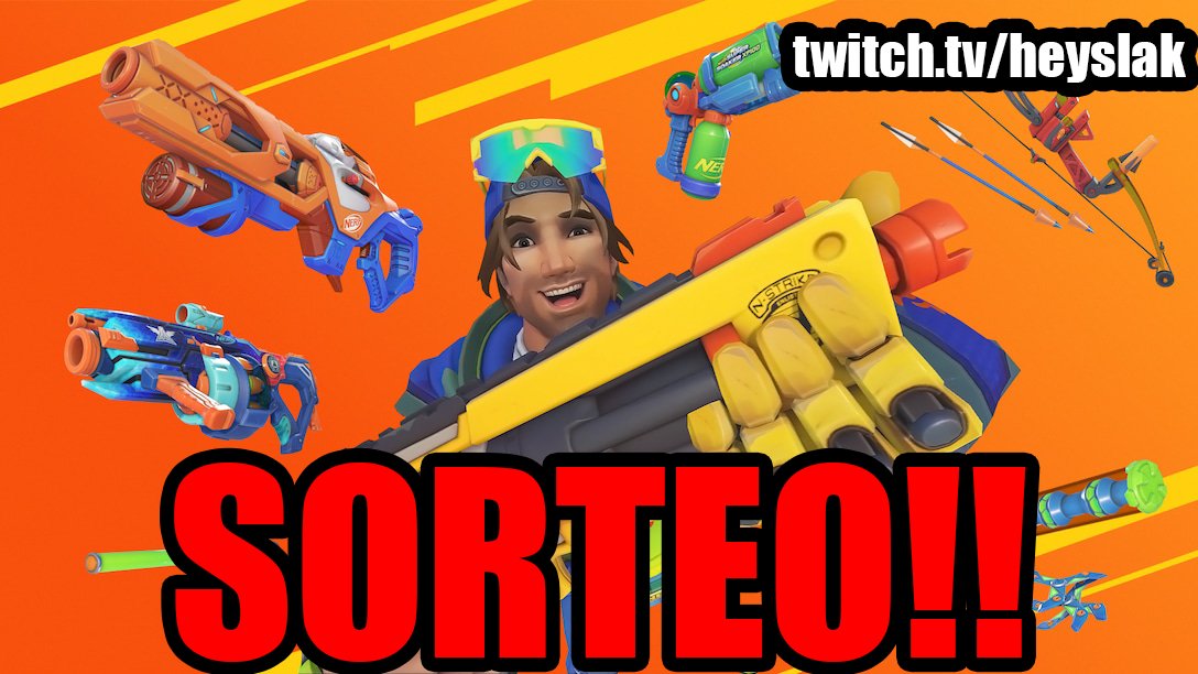 🎁SORTEO NERF MEGA BUNDLE🎁

Gracias a <a href="/OverwatchLATAM/">Overwatch</a> 

Requisitos:
👤Seguirme en x y twitch: heyslak
👥Menciona un amig@
🔁RT y Like
🗓️Ganador el 18 de agosto en mi canal de Twitch.
✅ CANJEAR LA RECOMPENSA EN MI CANAL DE TWITCH CUANDO ESTE EN VIVO

#OW2xNERF #OW2Giveaway