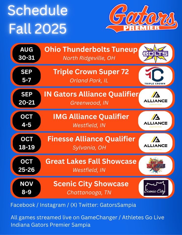 Finesse 14U Sampia (@finessesampia) on Twitter photo Some of our girls beat us to it! Schedule drop for the fall! Nice mix of showcases and we are gonna make a push for the <a href="/thealliancefp/">The Alliance Fastpitch</a> national championships this fall. <a href="/ConnectSports_/">Connect Sports</a> <a href="/d1fastpitch1/">D1 Fastpitch</a> Some of our girls beat us to it! Schedule drop for the fall! Nice mix of showcases and we are gonna make a push for the <a href="/thealliancefp/">The Alliance Fastpitch</a> national championships this fall. <a href="/ConnectSports_/">Connect Sports</a> <a href="/d1fastpitch1/">D1 Fastpitch</a>