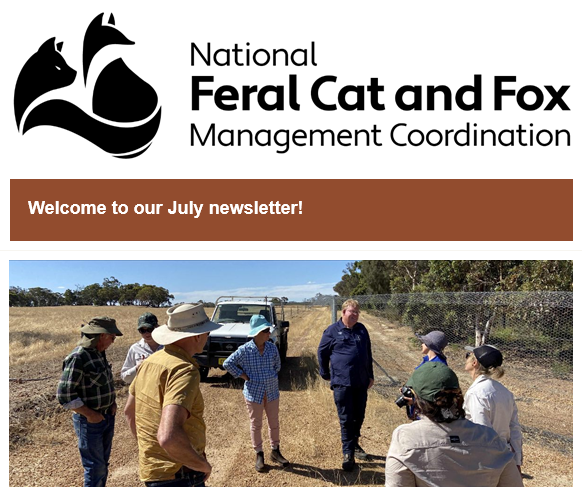 NFCFMC's tweet photo. Our July Newsletter is out now! Info on our Online Forums on 20 &amp; 21st August, news, events, useful tools, &amp; this months project snapshot - Protecting some of Oz's most unique threatened species in Dryandra NP &amp; surrounds being lead by @PeelHarveyCC &amp; DBCA https://t.co/yf5hLB8fS2 https://t.co/wWBm3j5pfB