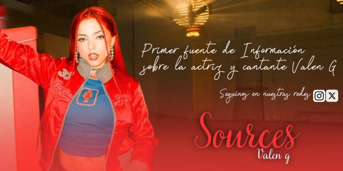 valengsources's tweet image. ⭐️| Hola! somos Valen G Sources la 1er cuenta dedicada a seguir la carrera de la Actriz y Cantante Valen G
¡ Seguinos y activá la campanita para no perderte de nada !