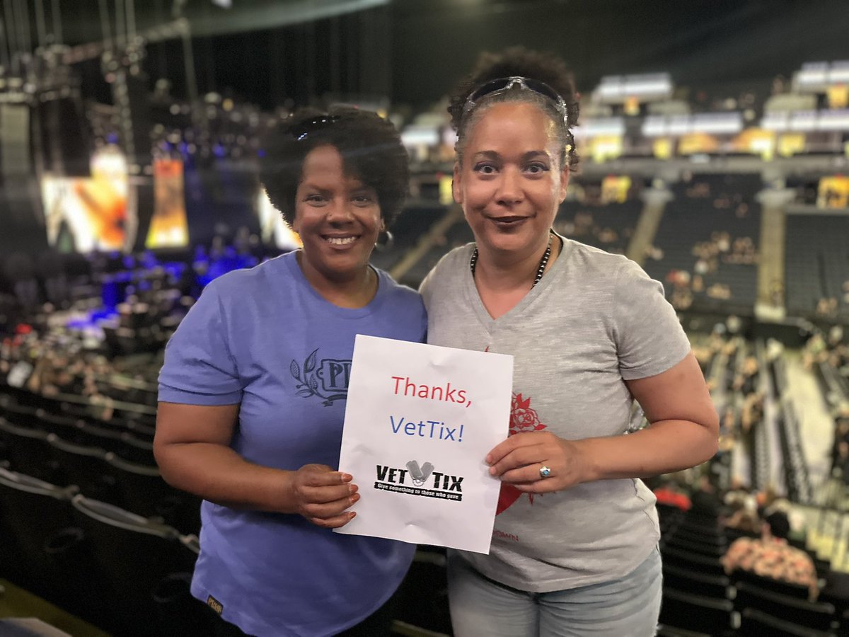 Lette75's tweet image. Thanks @VetTix for the Pantera tickets! #VetTix