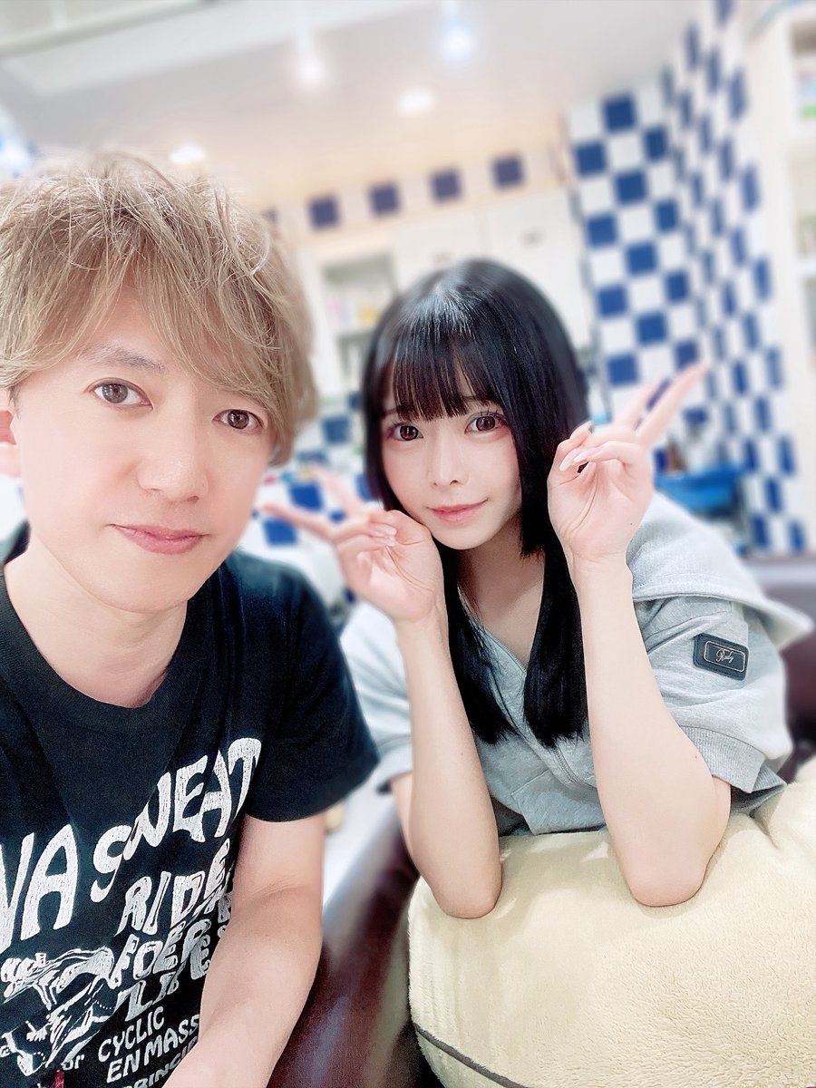 昨日はみさきちゃんに
前髪縮毛矯正かけました