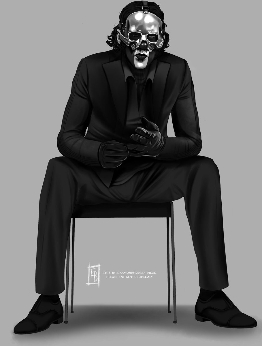 Newest comm for <a href="/nito6664/">𐦍</a> 🖤
Definitely a new personal favourite piece of mine 😈

#thebandghost #ghost #papavperpetua #papaperpetua #commission