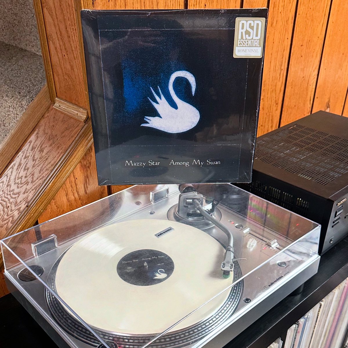 Mazzy Star’s “Among My Swan” on bone vinyl.