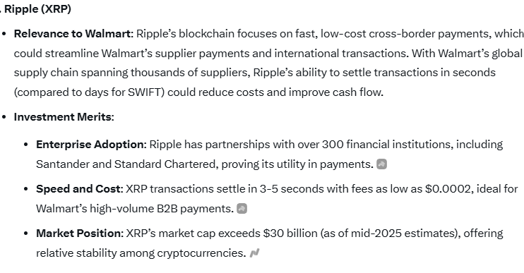 And that's just Walmart. Imagine the future..
#Ripple $XRP $SWIFT