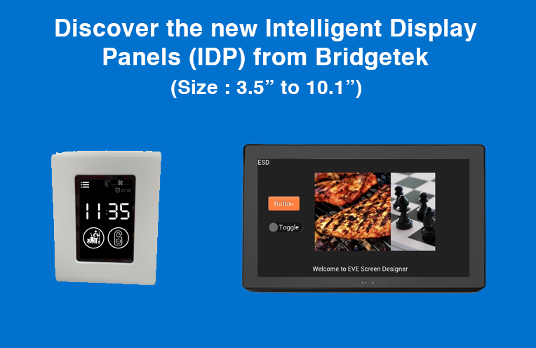 Say goodbye to clunky interfaces. 
From 3.5” to 10.1”, Bridgetek’s IDP modules scale with your needs. 
Sleek touchscreens and powerful EVE tech inside.   
🔗 Explore the range   

Learn More : brtchip.com/discover-the-n…

#SmartDisplays #IoT #TechDesign
