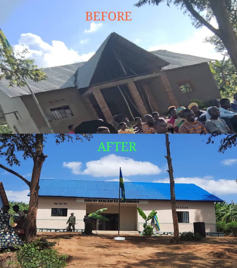 Good morning Rwanda
Good morning <a href="/GatsiboDistrict/">Gatsibo District</a> ,aha ni muri <a href="/Gitokisector2/">Gitokisector2</a> inyubako shya ubuyobozi bwabo bukoreramo ,abaturage bishatsemo ibisubizo kubera service nziza bahabwa ,uyu muco twese abanyarwanda uduhame "Together we can do better" <a href="/richardgasana/">GASANA Richard</a> 
#UmuturageKuIsonga