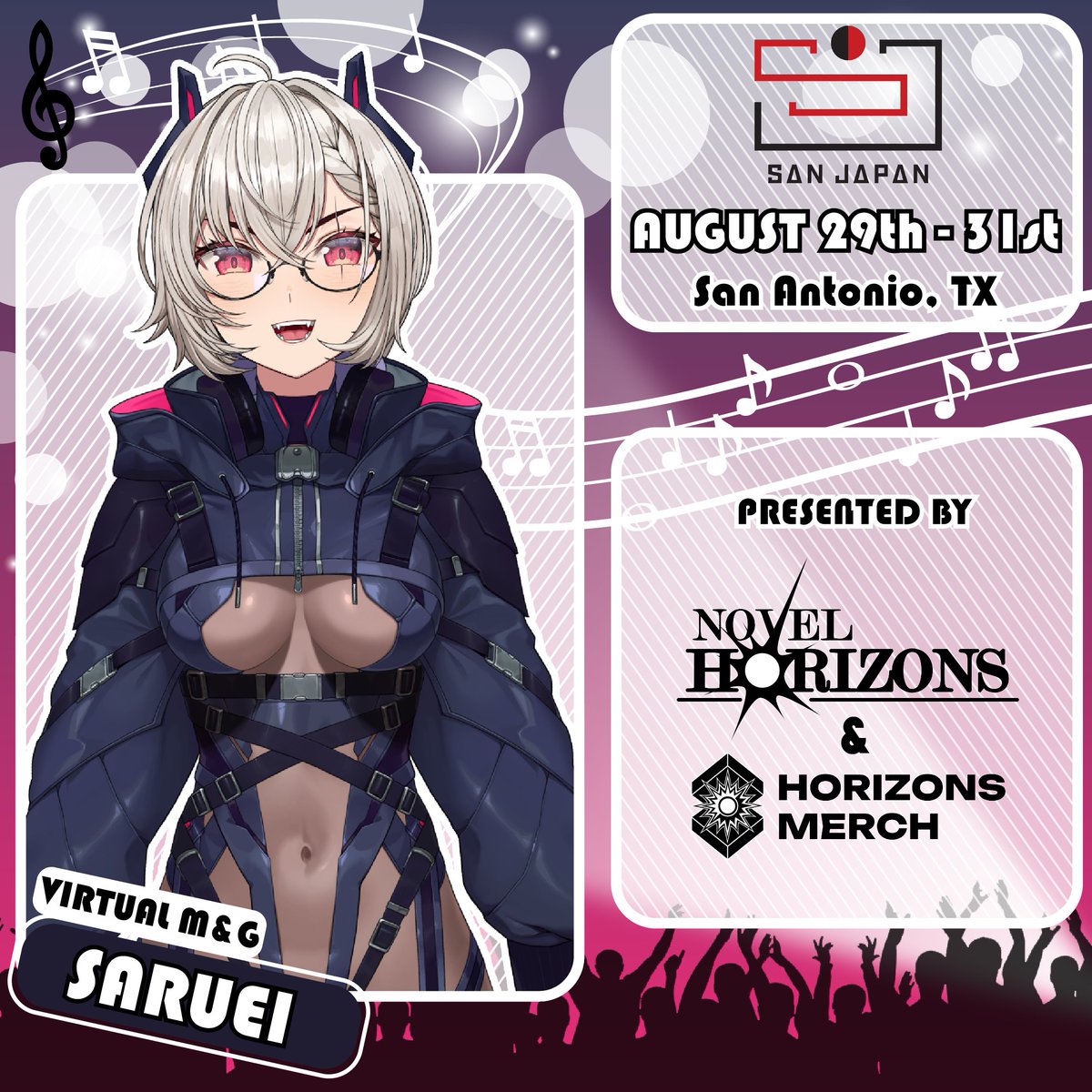 Novel Horizons (@novelhorizons) on Twitter photo A creator of culture! An artist of immense skill! A Bounty Hunter with impeccable aim! It's none other than <a href="/Saruei_/">Saruei π₯</a> Joining us for <a href="/SanJapan/">San Japan 16 - 8/29 - 8/31/25 - Labor Day Weekend</a> 2025!
#Novelhorizons #sanjapan A creator of culture! An artist of immense skill! A Bounty Hunter with impeccable aim! It's none other than <a href="/Saruei_/">Saruei π₯</a> Joining us for <a href="/SanJapan/">San Japan 16 - 8/29 - 8/31/25 - Labor Day Weekend</a> 2025!
#Novelhorizons #sanjapan