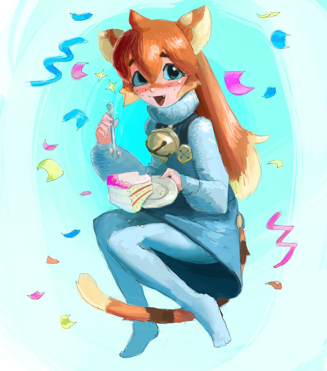 late cakeday drawing ➡️ <a href="/EthosSketches/">+ Ethos +</a> 's OC Lily