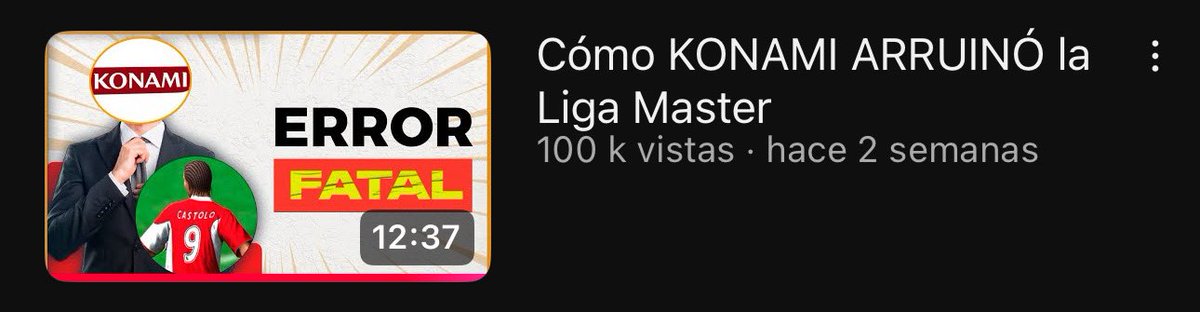 Lucas Arvigo (@lucasarvigo) on Twitter photo 19/7 ➡️ Primer video del nuevo proyecto
7/8 ➡️ Primer video llega a 100.000
vistas
Están a tiempo de subirse al barco 🫡
➡️ youtube.com/@luquinho1995 19/7 ➡️ Primer video del nuevo proyecto
7/8 ➡️ Primer video llega a 100.000
vistas
Están a tiempo de subirse al barco 🫡
➡️ youtube.com/@luquinho1995