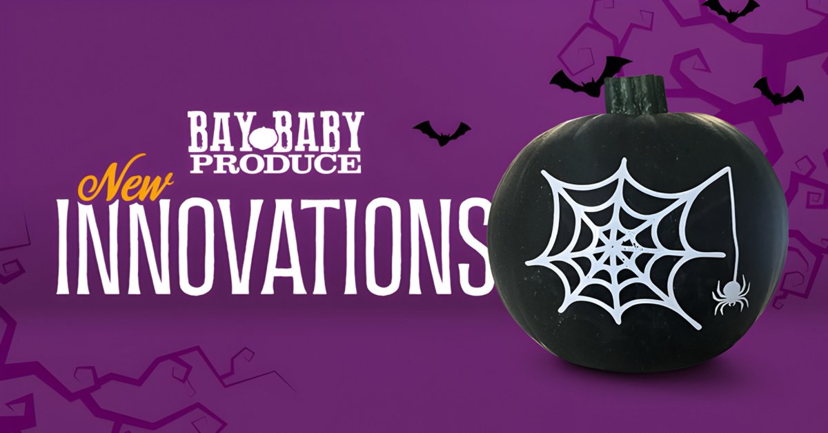 🎃 Bay Baby Produce leads nation in painted pumpkins with bold 2025 innovations! 🖤 
Visit ANUK with the link in bio for more.