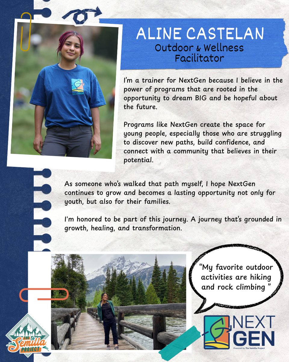 Meet the NextGen Trainer: Aline Castelan🌟

Hi, I’m Aline, from Tulancingo, Hidalgo, Mexico. My parents' strength gave me hope. Their sacrifices are why I’m here. I carry their resilience with me as I keep wishing, demanding, and fighting for my future. 

#nextgennm