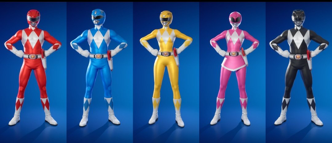FortniteHaber0's tweet photo. POWER RANGERS Paketi 🔥

Tam Paket → 3.600 V-Papel

Her Kostüm → 1.200 V-Papel

Her Kazma → 500 V-Papel

Her Sırt Süsü → 300 V-Papel

Her İfade → 300-400 V-Papel https://t.co/5Vln10f1JR