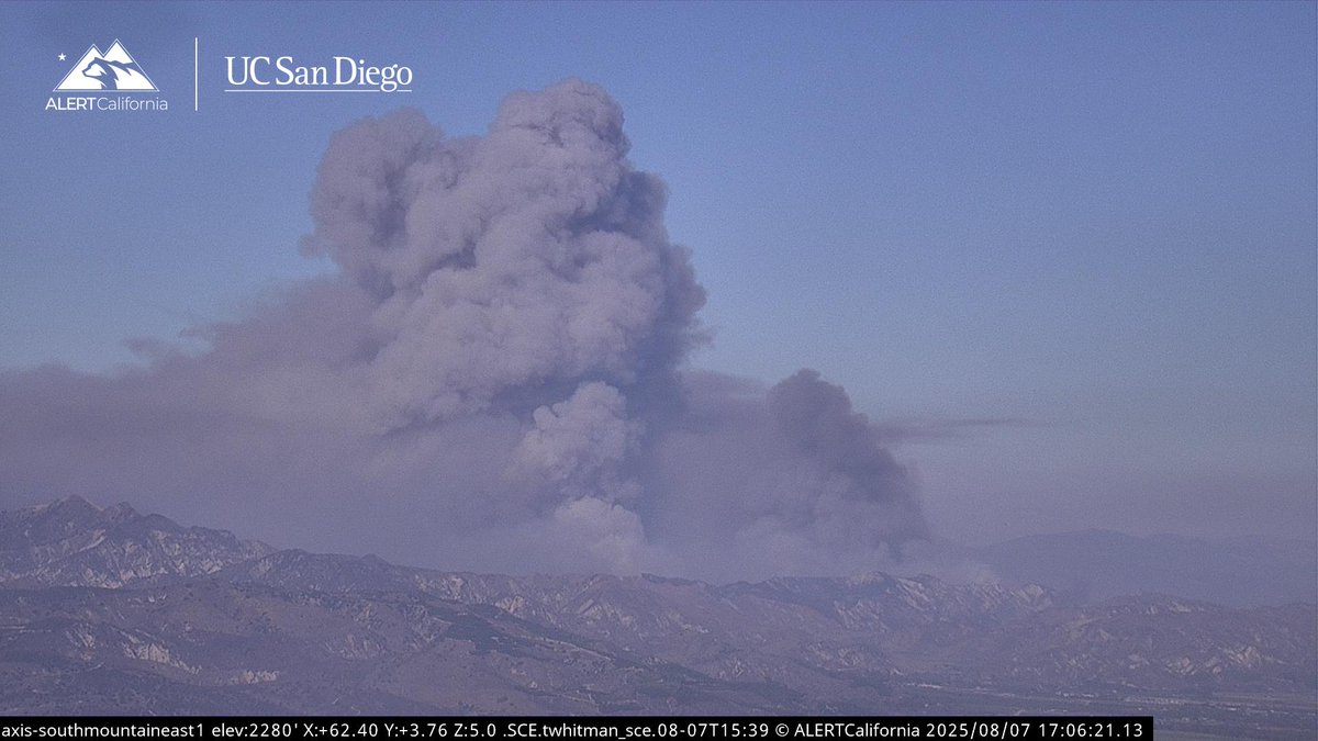 #CanyonFire the fire is now 1,500 acres per radio traffic