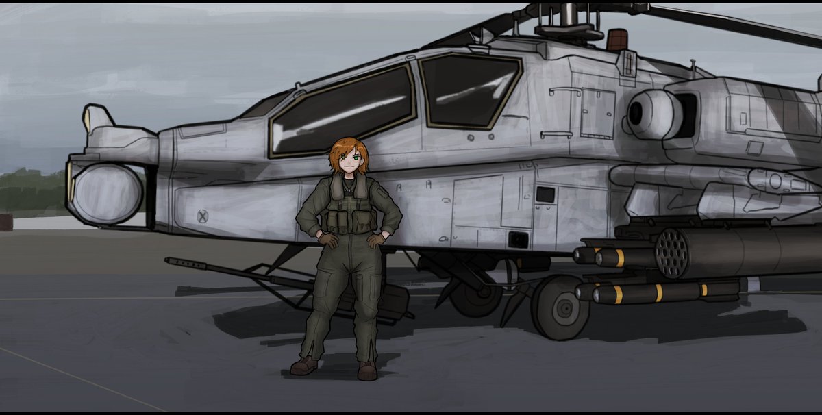 Frosty8423 | (@frost84231) on Twitter photo A USMC Pilot posing with AH 64. With one alt having the the AH 64 in USMC color
Comm for <a href="/IronMorgue/">Iron M.O.R.G.U.E.</a> A USMC Pilot posing with AH 64. With one alt having the the AH 64 in USMC color
Comm for <a href="/IronMorgue/">Iron M.O.R.G.U.E.</a>