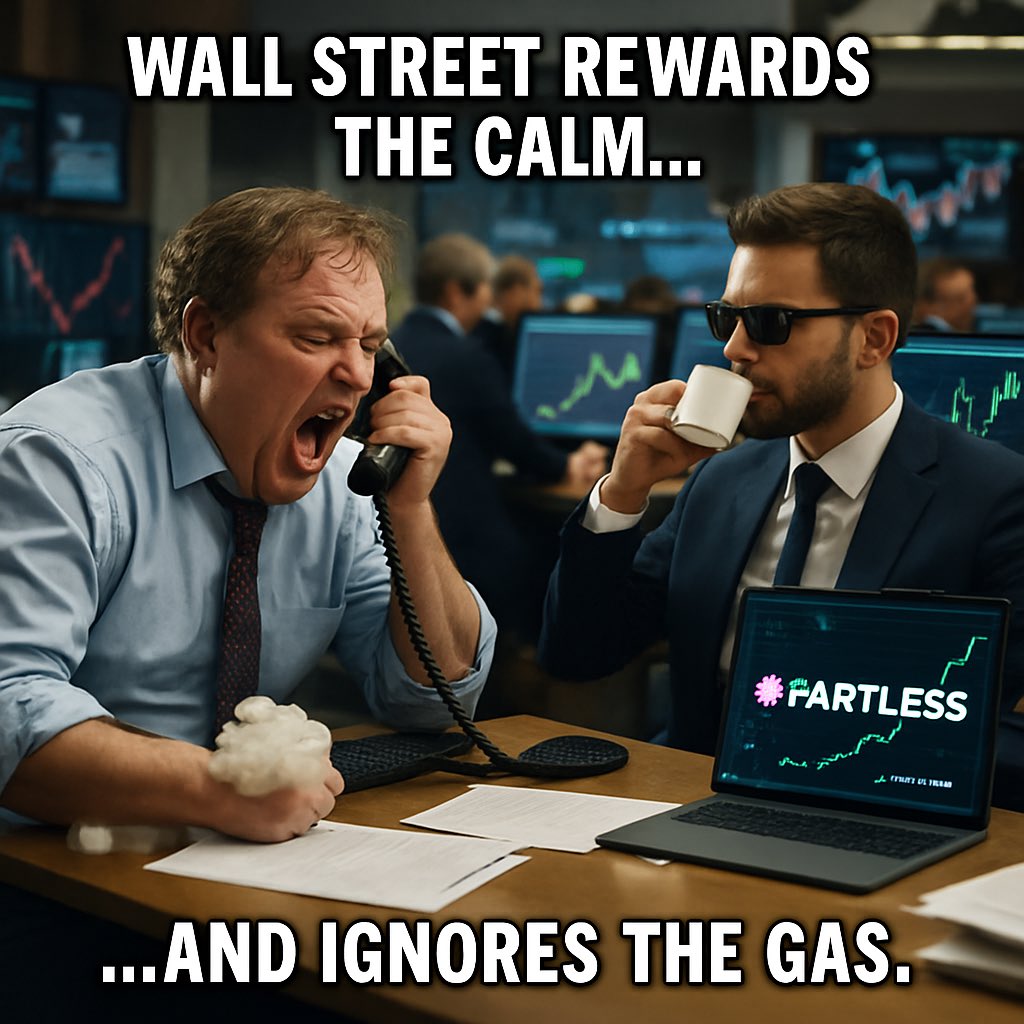 ‼️#Fartless best moment for entry!!!‼️ 
‼️The next Fartcoin, don't miss that.‼️

CA: FyrBf5xKg5EwKZ9pHvSpJeLLuCWBicTpm3VvZcsibonk

I'm watching and trade here:

gmgn.ai/sol/token/hWgk…

#fartcoin $SOL #meme #memecoin #solana #bonk #war #memecoinwar #crypto