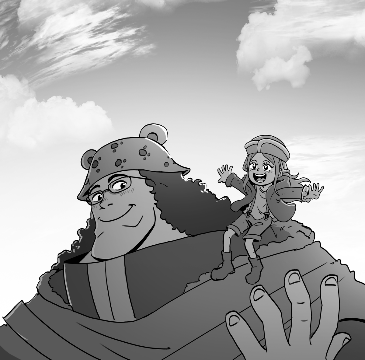 FabitoFR_'s tweet photo. Kuma &amp; Bonney #WIP https://t.co/8oVngrd7JF