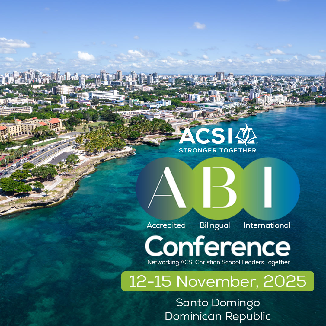 The ABI Conference 2025 is Nov 12–15 in Santo Domingo! For educators in Accredited, Bilingual &amp; International schools: grow professionally &amp; spiritually through keynotes, sessions &amp; networking. Learn more at bit.ly/46134Vs.