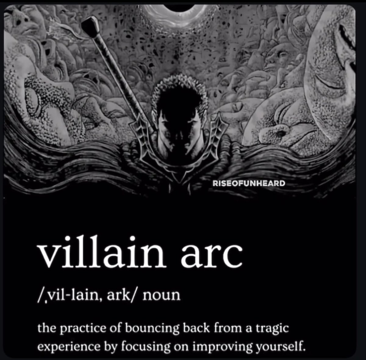 Cursedtradez's tweet photo. Villain $ARC -The practice of bouncing back from a tragic experience by focusing on improving yourself. 
Ca: 4oGEarsa2aZibHZXRpwCtoKwoDvjBQttYYCv4XNVpump https://t.co/CQXAOi2NzL