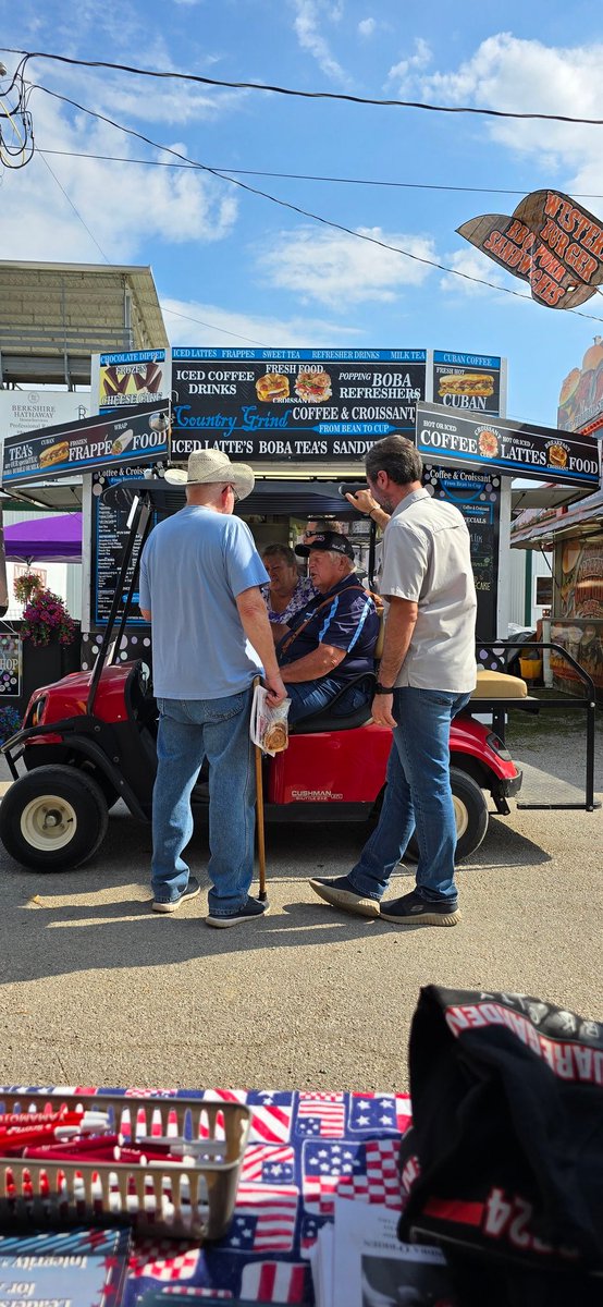 Part of the reason I love the fair is the opportunity to have many good conversations, I've been discussing tax policy and our efforts to push for strong reforms that are asked for by you.