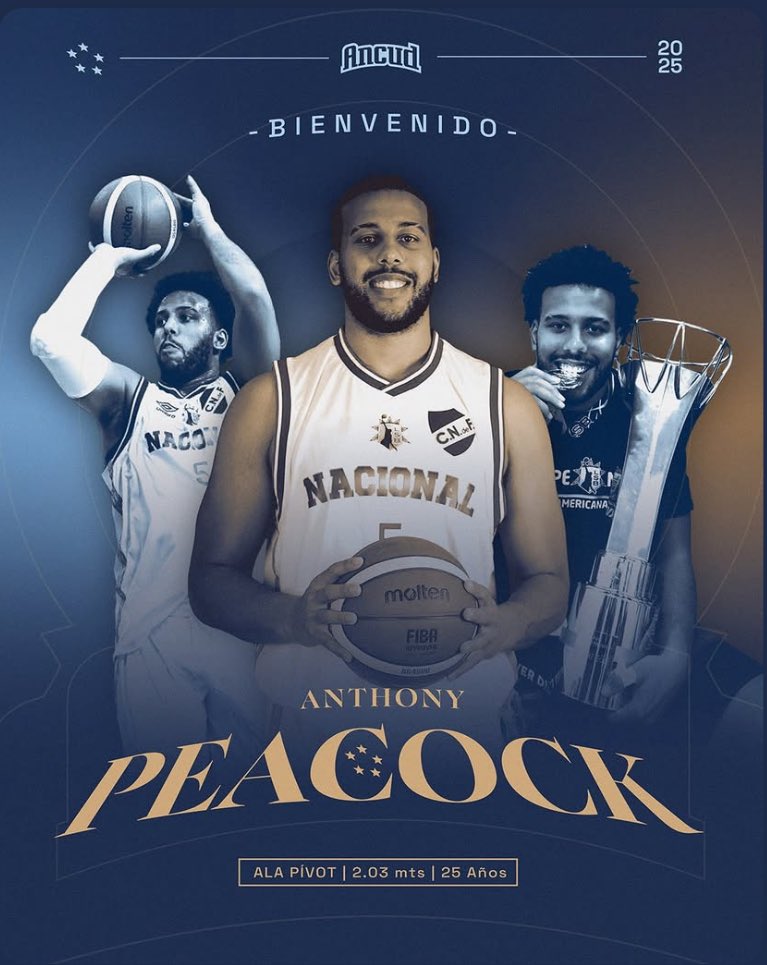 Congratulations to former <a href="/QCMBB/">Quincy College Basketball</a> <a href="/AP_2Three/">Anthony Peacock</a> on his next destination.

ABA Ancud CD in Chile 🇨🇱 

<a href="/CoachD_Scott/">Doug Scott</a> <a href="/CoachGriffinJ/">Jamall Griffin</a> <a href="/SullivanCoady/">Sully Coady</a>