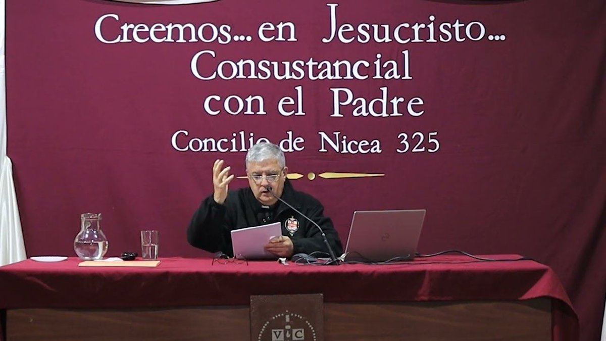 CURSO DE CULTURA CATÓLICA: EL CONCILIO DE NICEA - HISTORIA Y EL CREDO NICENO - P. MIGUEL FUENTES
vozcatolica.com/miguel-fuentes…

Con motivo del aniversario del Primer Concilio Ecuménico de la historia, celebrado en el año 325, se realizó un curso de cultura católica en el Seminario