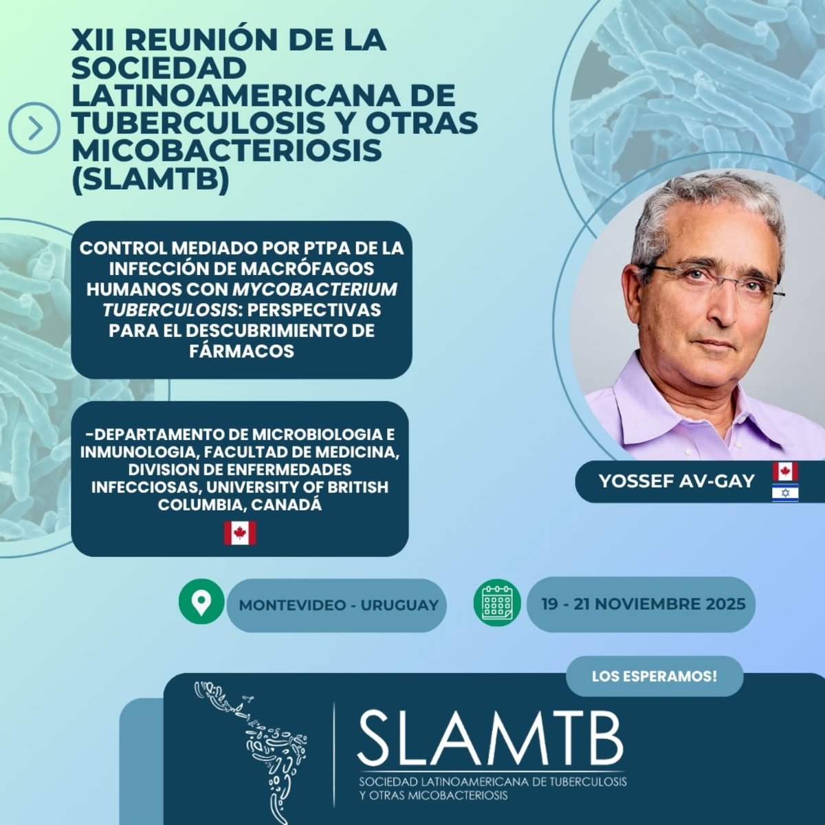yossiavgay's tweet photo. Gracias por invitarme. SLAMTB, 2025. #Tuberculosis #TB @UBC https://t.co/jLk2KtQLKk