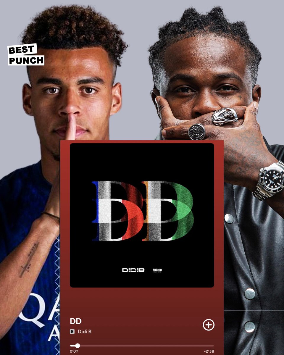 BEST PUNCHLINE (@bestpunchline_) on Twitter photo 🚨LE FC SPOTIFY LE HIT DD 🇫🇷🇨🇮 DE DIDI B 🇨🇮 EST DISPONIBLE MAINTENANT SUR SPOTIFY 🔥
ON SORT DANS DOS COMME DEMBÉLÉ, ON A FUMÉ LES OPPS🤍🔥
<a href="/Didibofficial/">DON DOUBLE STADIUM 🏟️🏟️</a> 🚨LE FC SPOTIFY LE HIT DD 🇫🇷🇨🇮 DE DIDI B 🇨🇮 EST DISPONIBLE MAINTENANT SUR SPOTIFY 🔥
ON SORT DANS DOS COMME DEMBÉLÉ, ON A FUMÉ LES OPPS🤍🔥
<a href="/Didibofficial/">DON DOUBLE STADIUM 🏟️🏟️</a>