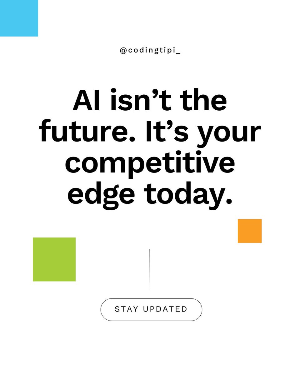 tipi_code's tweet image. 🤖 AI isn't optional anymore—it's a necessity.
We help startups deploy AI tools that save time and boost outcomes.
#AIForStartups #AIPowered