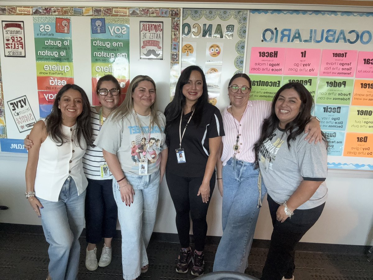 JHS Spanish 2 team had the honor to get a special visitor for our first PLC of the year! Thank you <a href="/cecilialaraLOTE/">Cecilia Lara</a> for your leadership!