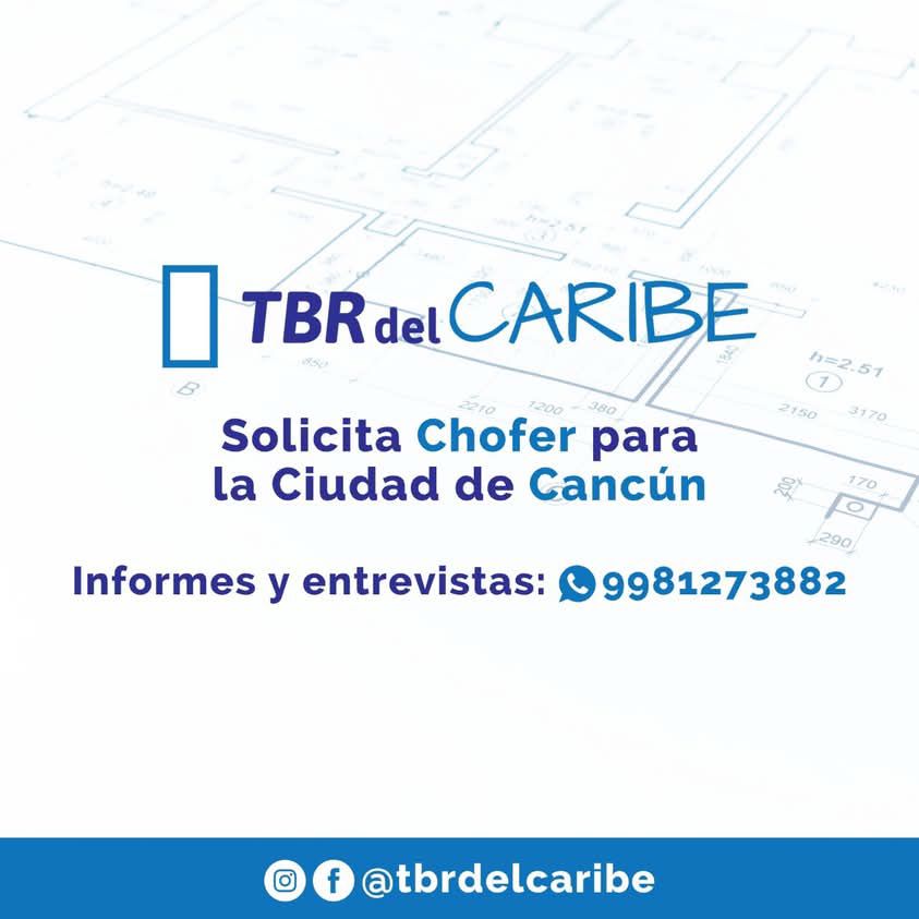 #empleo #cancun #chofer 👇