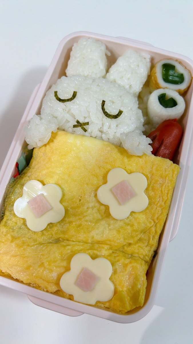 彼氏がキャラ弁作ってくれた😽♩