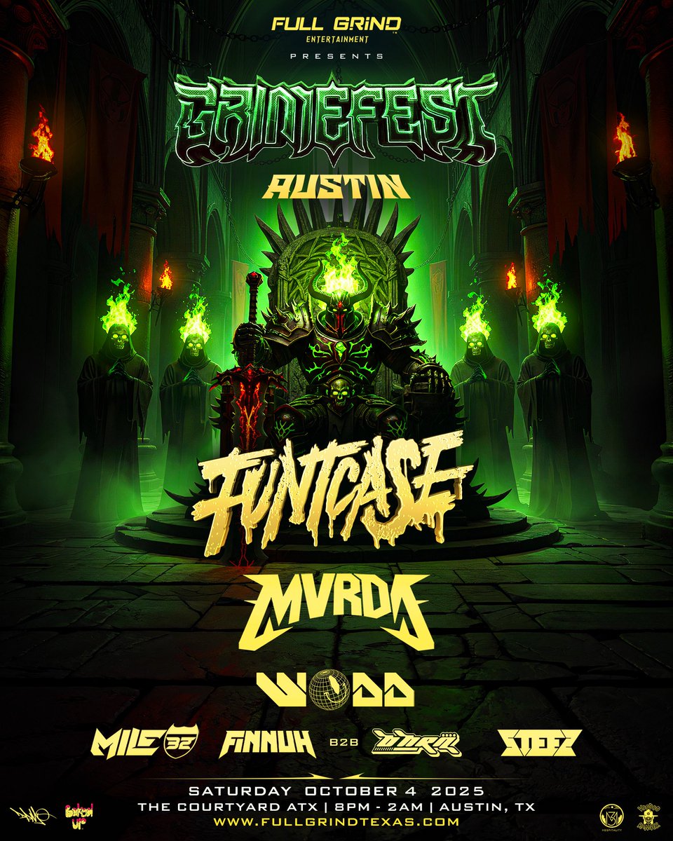 Marco A. Chavez (@therealm_a_c) on Twitter photo Just Announced: <a href="/GRIME_FEST/">GRIMEFEST</a> returns to Austin this fall with a heavy lineup featuring; the legends <a href="/FuntCaseUK/">FuntCase | DPMO</a> & <a href="/MVRDAuk/">MVRDA</a> w/ support by <a href="/WODDOFFICIAL/">WODD</a>, <a href="/Mile32dubs/">Mile32 | DPMO</a>, <a href="/finnuhdoit/">finnuh</a> b2b <a href="/ohramusic/">๐๐ฅ๐ฏ๐</a> ๐ฅ๐ฅ
Limited $20 tickets are now available, only at: FullGrindTexas.com Just Announced: <a href="/GRIME_FEST/">GRIMEFEST</a> returns to Austin this fall with a heavy lineup featuring; the legends <a href="/FuntCaseUK/">FuntCase | DPMO</a> & <a href="/MVRDAuk/">MVRDA</a> w/ support by <a href="/WODDOFFICIAL/">WODD</a>, <a href="/Mile32dubs/">Mile32 | DPMO</a>, <a href="/finnuhdoit/">finnuh</a> b2b <a href="/ohramusic/">๐๐ฅ๐ฏ๐</a> ๐ฅ๐ฅ
Limited $20 tickets are now available, only at: FullGrindTexas.com