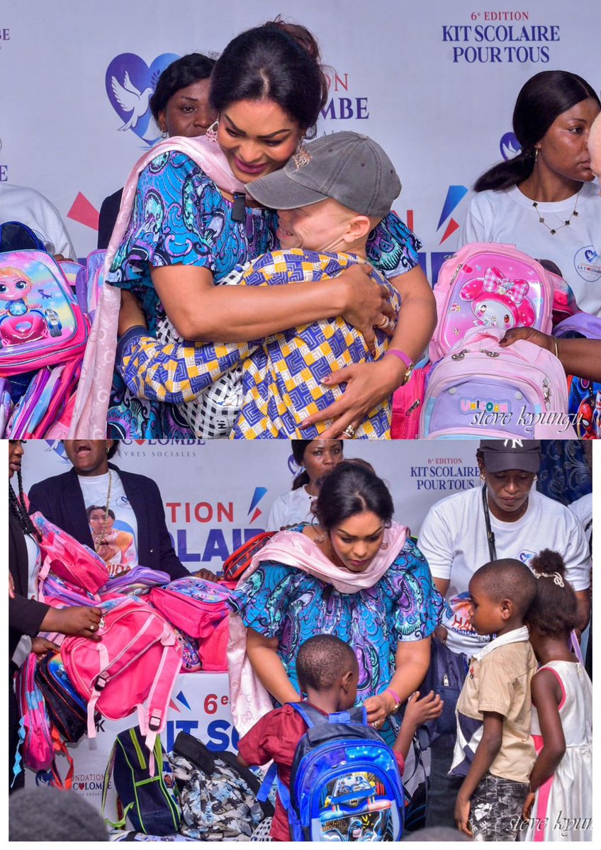 Yves Nswal (@yvesnswal) on Twitter photo Les chants d’enfants et les sourires rayonnants ont accueilli la 6e édition d la caravane de la Fondation La Colombe, conduite par Mme <a href="/HamidaKamerhe/">HAMIDA CHATUR KAMERHE</a>. Très engagée, elle fait de l’éducation des enfants son cheval d bataille. Émotion et espoir à Kikwit et Masimanimba, ds le Kwilu. Les chants d’enfants et les sourires rayonnants ont accueilli la 6e édition d la caravane de la Fondation La Colombe, conduite par Mme <a href="/HamidaKamerhe/">HAMIDA CHATUR KAMERHE</a>. Très engagée, elle fait de l’éducation des enfants son cheval d bataille. Émotion et espoir à Kikwit et Masimanimba, ds le Kwilu.