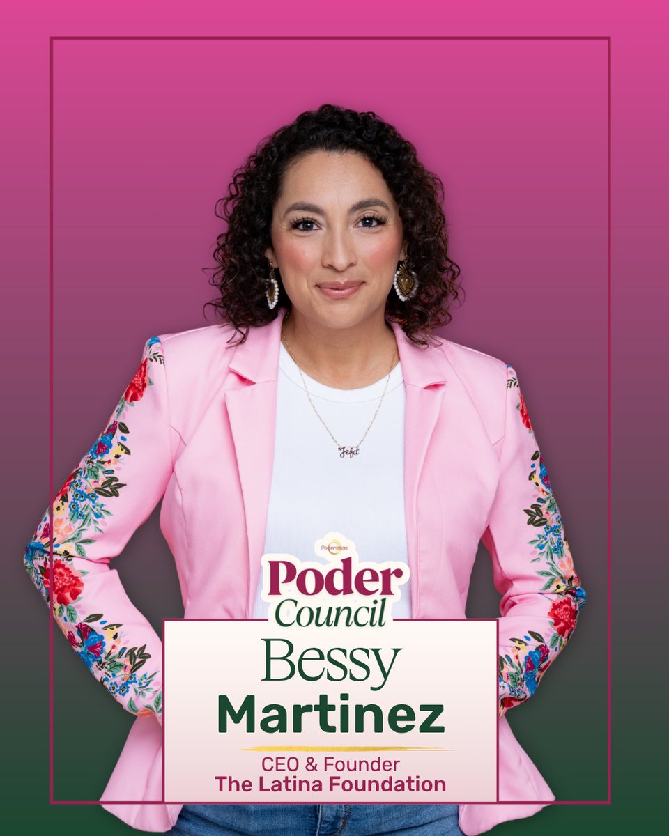 poderistas's tweet image. Now, with @poderistas, they’ll help lay the foundation for long-term poder and deeper connections among Latinas nationwide.💖 ✨Tap through to meet the mujeres building power from the ground up. #PoderCouncil #Poderistas