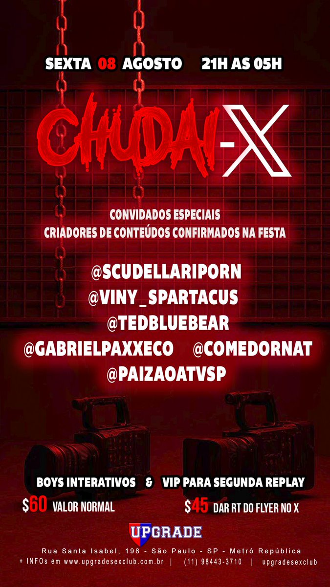 Upgrade Sex Club (@upgradesxclub) on Twitter photo Teremos a presença dos deliciosos
<a href="/ScudellariPorn/">Scudellari</a> <a href="/Suiciniv_avlis/">AVLIS</a> <a href="/Tedbluebear/">TED 🧸💙 81k</a>. <a href="/GabrielPaxxeco/">Gabriel Paxxeco</a> <a href="/comedornat/">Arthur Castro 60k o comedor das cabines</a> <a href="/paizaoatvsp/">𝕻𝖆𝖎𝖟𝖆𝖔𝕬𝕿𝖁𝕾𝕻🔱™️(+105k )</a>
Ja estamos cheios de tesão
Nessa sexta tem CHUDAI-X Teremos a presença dos deliciosos
<a href="/ScudellariPorn/">Scudellari</a> <a href="/Suiciniv_avlis/">AVLIS</a> <a href="/Tedbluebear/">TED 🧸💙 81k</a>. <a href="/GabrielPaxxeco/">Gabriel Paxxeco</a> <a href="/comedornat/">Arthur Castro 60k o comedor das cabines</a> <a href="/paizaoatvsp/">𝕻𝖆𝖎𝖟𝖆𝖔𝕬𝕿𝖁𝕾𝕻🔱™️(+105k )</a>
Ja estamos cheios de tesão
Nessa sexta tem CHUDAI-X