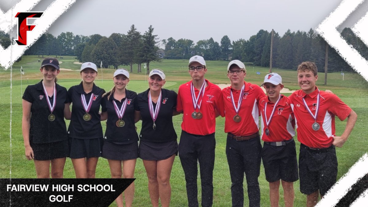 In the first official sporting event of the 25-26 school year the Fairview golf team's had strong showings.  Girls took the 1st place spot in the Happy Valley Invitational while the boys finished 2nd overall.  Keep an eye on these teams are there seasons take off!