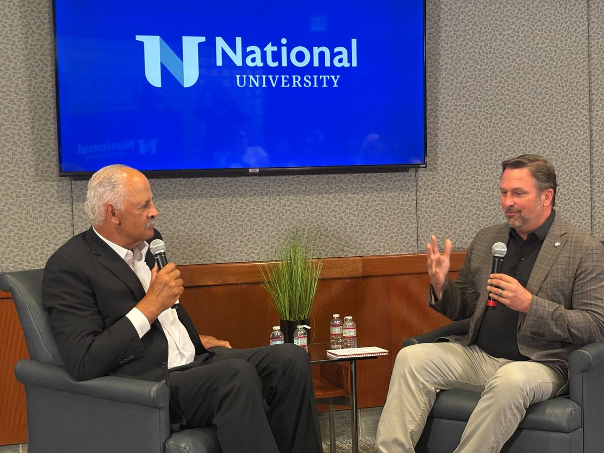 National University Alumni Association (@natunivalumni) on Twitter photo "It's not how the world defines you. The only thing that matters is how you define yourself."
Watch yesterday's #NUSpeakerSeries featuring <a href="/OfficialStedman/">Stedman Graham</a> and <a href="/markmilliron/">Mark David Milliron</a> as they discuss Identity Leadership 👉alumni.nu.edu/speakerseries
#NUFam #IdentityLeadership #WingsUp "It's not how the world defines you. The only thing that matters is how you define yourself."
Watch yesterday's #NUSpeakerSeries featuring <a href="/OfficialStedman/">Stedman Graham</a> and <a href="/markmilliron/">Mark David Milliron</a> as they discuss Identity Leadership 👉alumni.nu.edu/speakerseries
#NUFam #IdentityLeadership #WingsUp