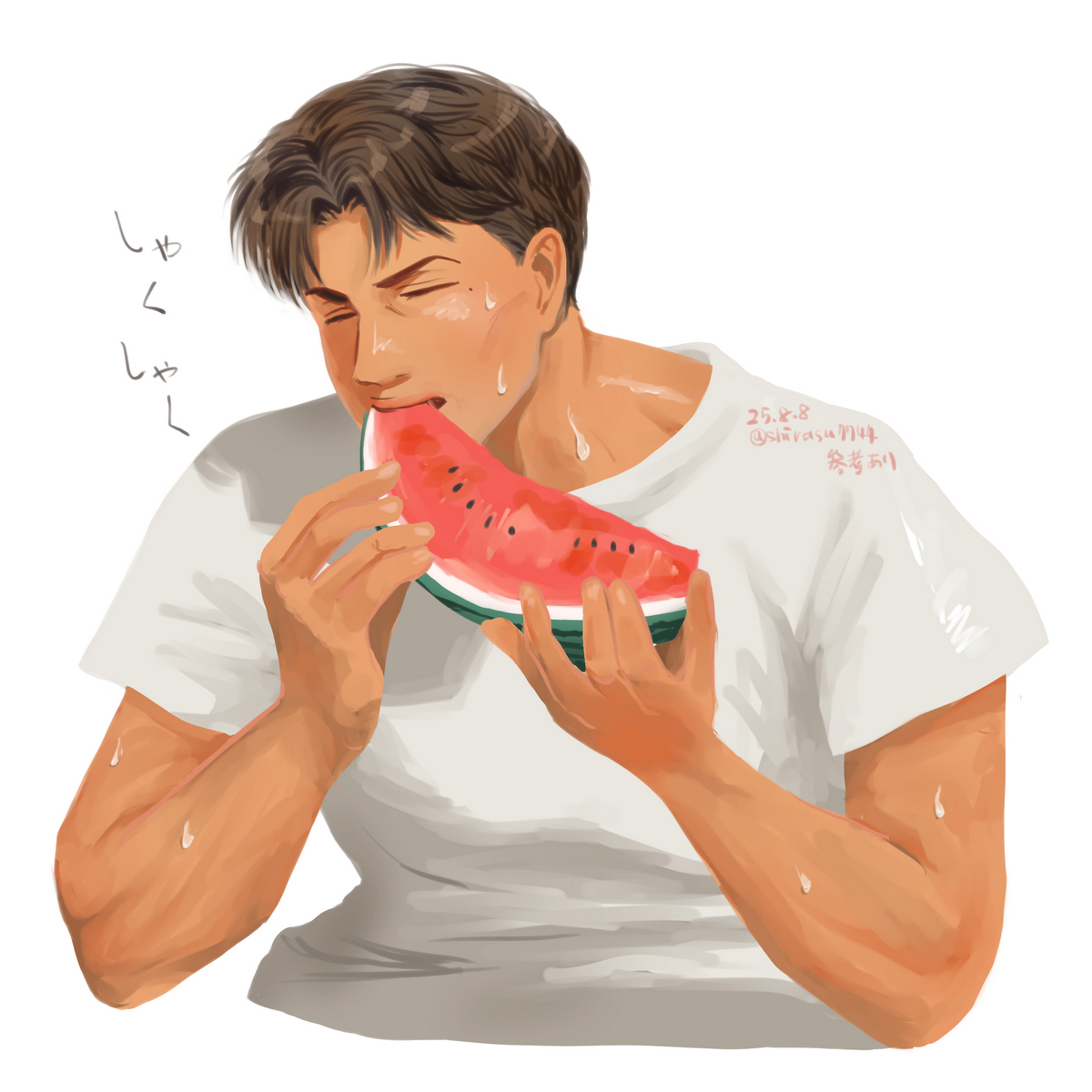 イッカクのパステル画 イッカクのパステル画 イッカクのパステル画