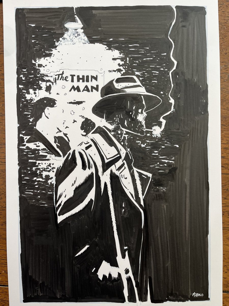 The Detective and the influence
More ink on paper 