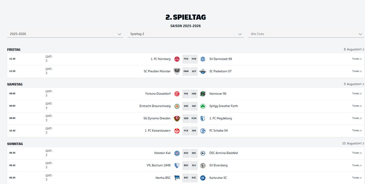 bundesliga_br2's tweet photo. Rodada do Final de Semana da 2. Bundesliga, com transmissão em direto do PPV do ONE FOOTBALL e do CANAL GOAT

2ª Rodada https://t.co/dez41aM8pf