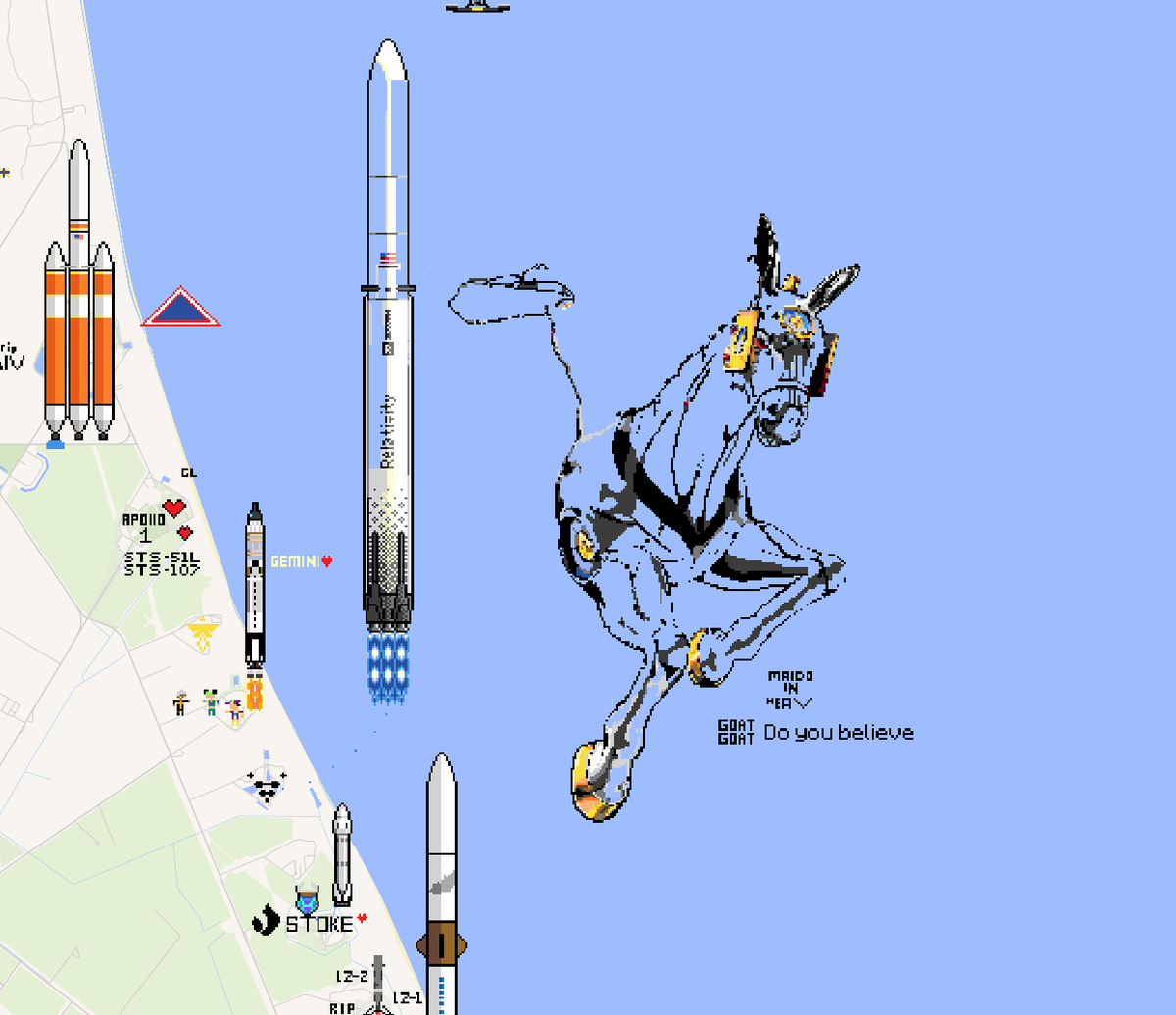 there's a Made In Heaven being made at Cape Canaveral in wplace