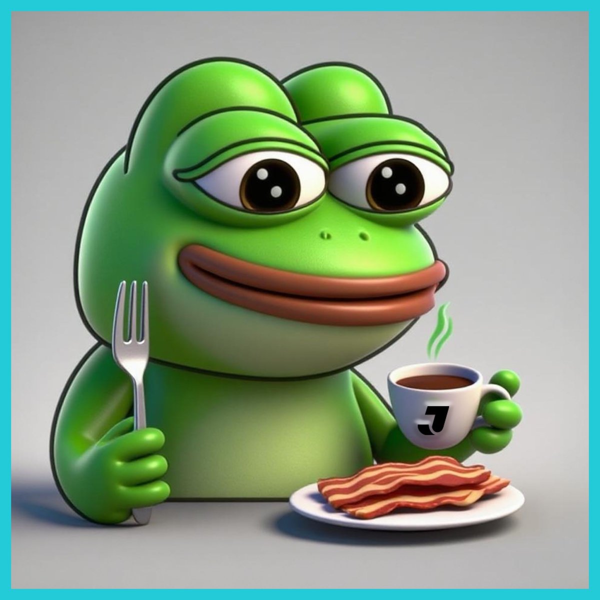 GM from the Ju-side! 
Coffee’s hot, bacon’s crispy, and #JuChain is even faster ⚡️