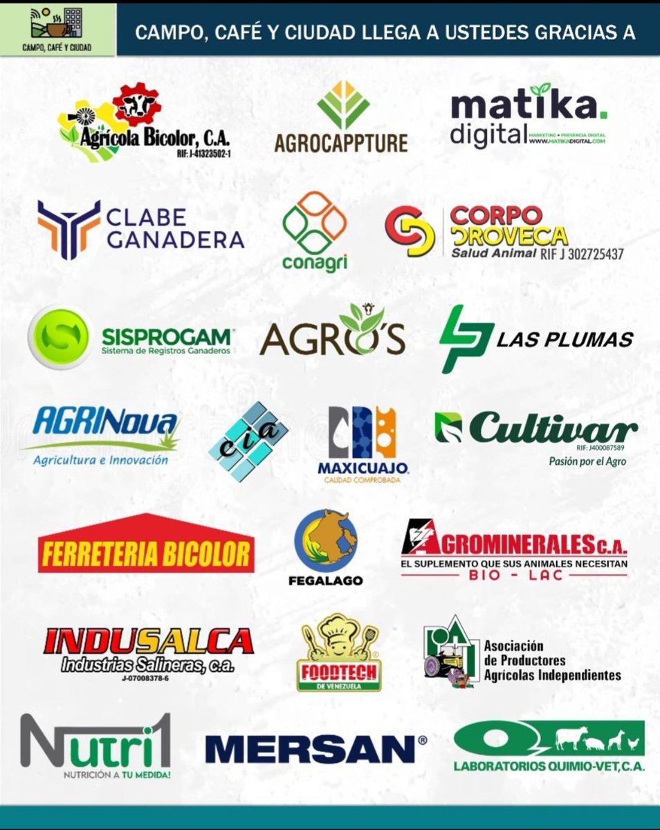 garteagam48's tweet image. Las empresas comprometidas con los productores agropecuarios y Campo, Café y Ciudad, nos brindan la oportunidad de escuchar